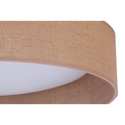 Duolla - Стельовий LED світильник ROLLER LED/24W/230V світлий діаметр 45 см коричневий