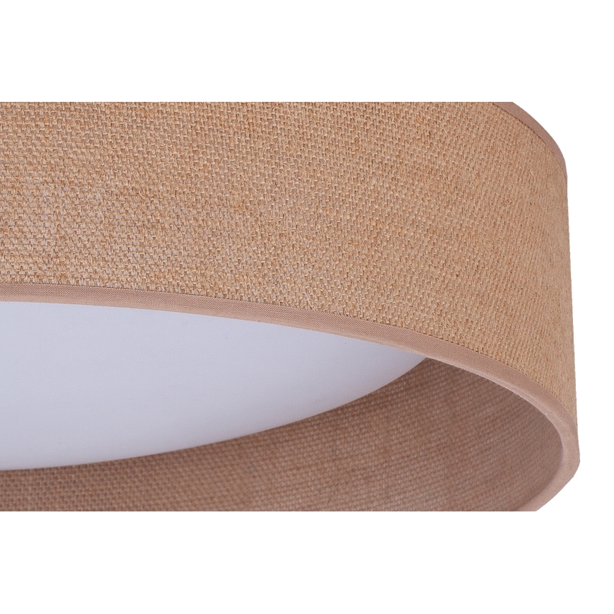 Duolla - Стельовий LED світильник ROLLER LED/24W/230V світлий діаметр 45 см коричневий