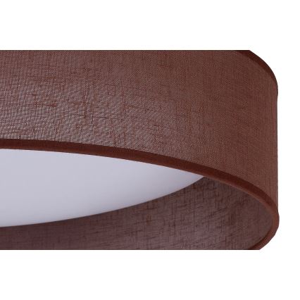 Duolla - Стельовий LED світильник ROLLER LED/24W/230V темний діаметр 45 см коричневий
