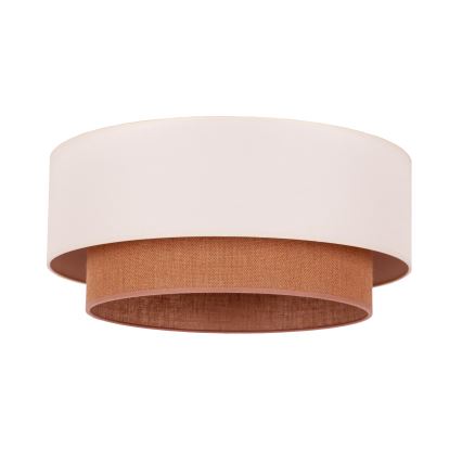 Duolla - Стельовий світильник BOHO 3xE27/15W/230V діаметр 60 см бежевий/коричневий