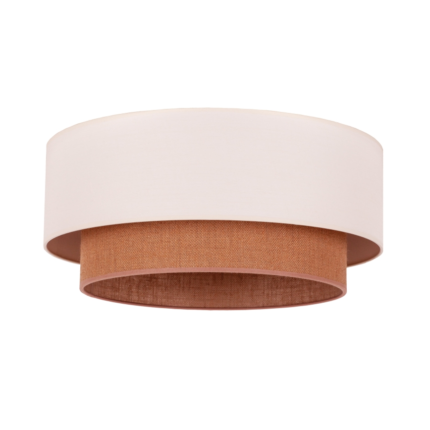 Duolla - Стельовий світильник BOHO 3xE27/15W/230V діаметр 60 см бежевий/коричневий