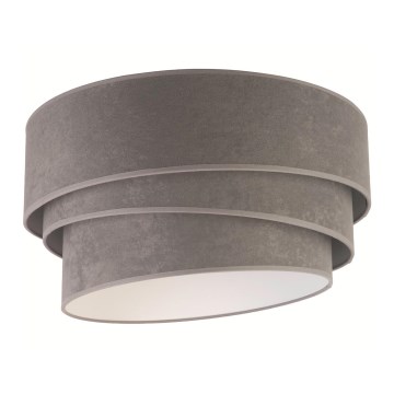 Duolla - Стельовий світильник DEVON 1xE27/40W/230V діаметр 45 см сірий