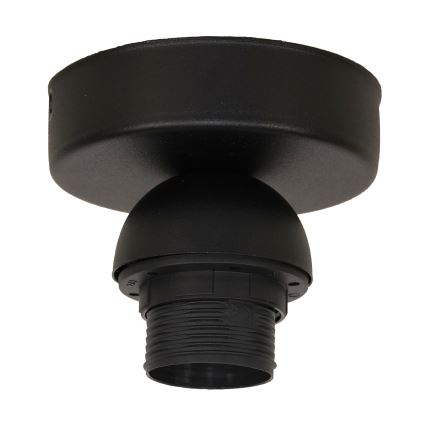 Duolla - Стельовий світильник DUO 1xE27/40W/230V діаметр 40 см чорний/золотий