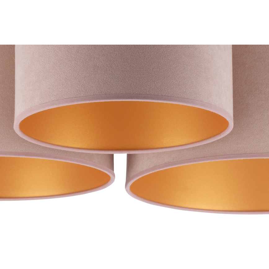 Duolla - Стельовий світильник ROLLER TRIO 3xE27/60W/230V коричневий