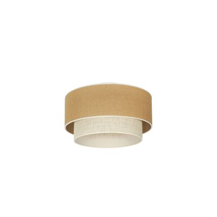 Duolla - Стельовий світильник YUTE BOHO 1xE27/15W/230V діаметр 45 см коричневий/кремовий
