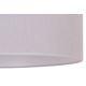 Duolla - Стельовий світильник BRISTOL 3xE27/15W/230V діаметр 60 cm сірий/білий