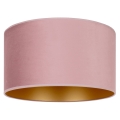 Duolla - Стельовий світильник ROLLER 1xE27/15W/230V діаметр 40 см рожевий/золотий