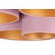 Duolla - Стельовий світильник ROLLER PENTO 5xE27/60W/230V рожевий