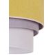 Duolla - Стельовий світильник TRIO 1xE27/15W/230V діаметр 45 cm жовтий/сірий/білий