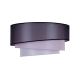 Duolla - Стельовий світильник TRIO 1xE27/15W/230V діаметр 45 см чорний/рожевий/срібний
