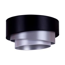 Duolla - Стельовий світильник TRIO 1xE27/15W/230V діаметр 45 см чорний/срібний