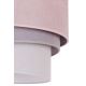 Duolla - Стельовий світильник TRIO 1xE27/15W/230V діаметр 45 см рожевий/сірий/білий