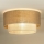Duolla - Стельовий світильник YUTE BOHO 3xE27/15W/230V діаметр 60 см коричневий/сірий