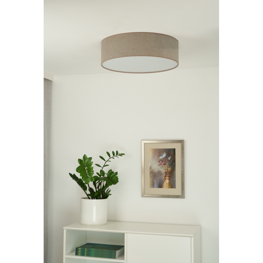 Duolla - Светильник потолочный LED CORTINA LED/26W/230V диам. 30 см 4000K коричневый
