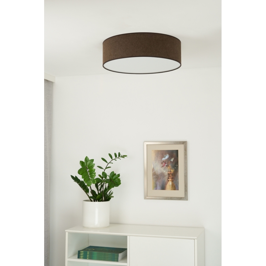 Duolla - Светильник потолочный LED CORTINA LED/26W/230V диам. 30 см 4000K коричневый