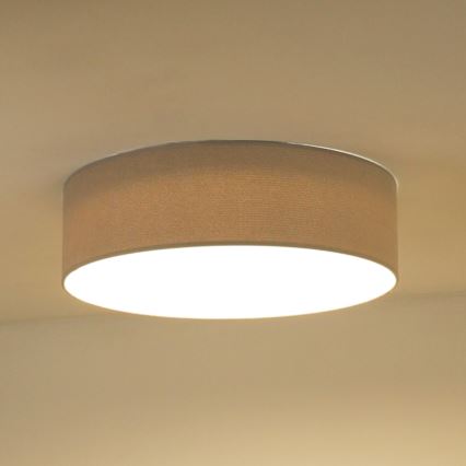 Duolla - Светодиодный потолочный светильник CORTINA LED/26W/230V диаметр 30 см 4000K серый