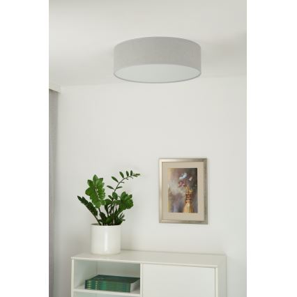 Duolla - Светодиодный потолочный светильник CORTINA LED/26W/230V диаметр 30 см 4000K серый