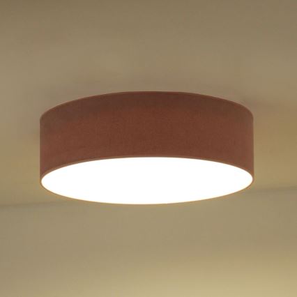 Duolla - Светодиодный потолочный светильник CORTINA LED/26W/230V диаметр 45 см 4000K розовый