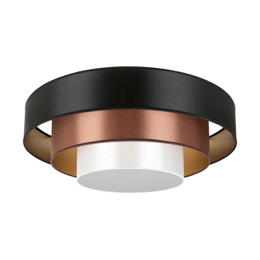 Duolla - Светодиодный потолочный светильник LUNETA LED/26W/230V диаметр 60 см 4000K черный/медный/белый