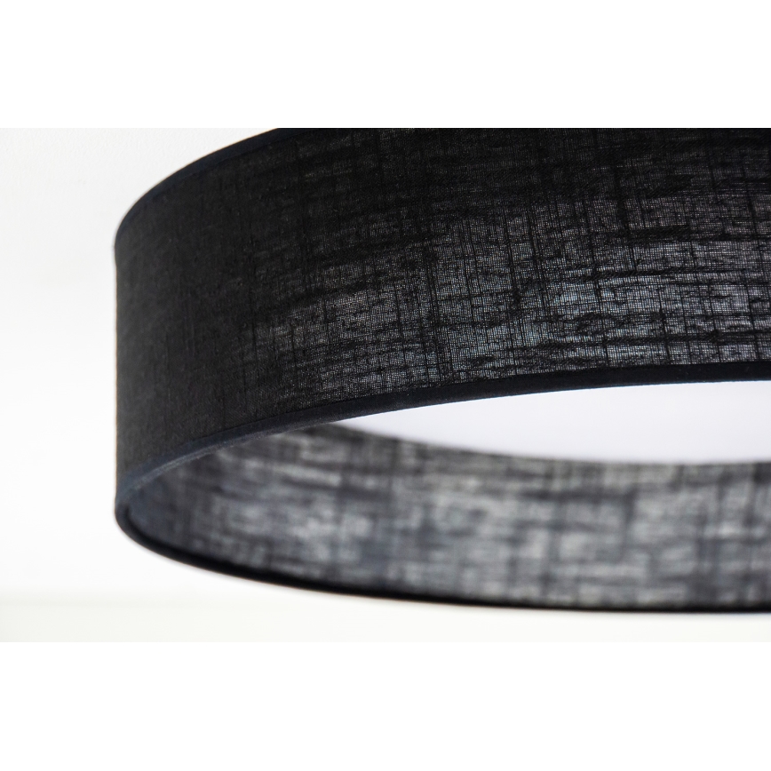 Duolla - Светодиодный потолочный светильник ROLLER LED/24W/230V диаметр 45 см черный