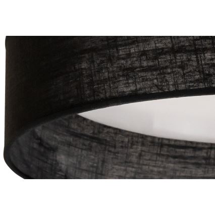 Duolla - Светодиодный потолочный светильник ROLLER LED/24W/230V диаметр 45 см черный