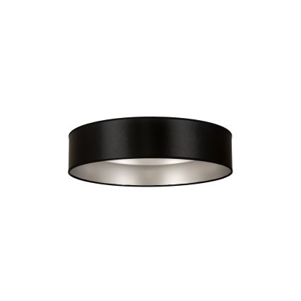 Duolla - Светодиодный потолочный светильник ROLLER LED/24W/230V диаметр 45 см черный/серебристый