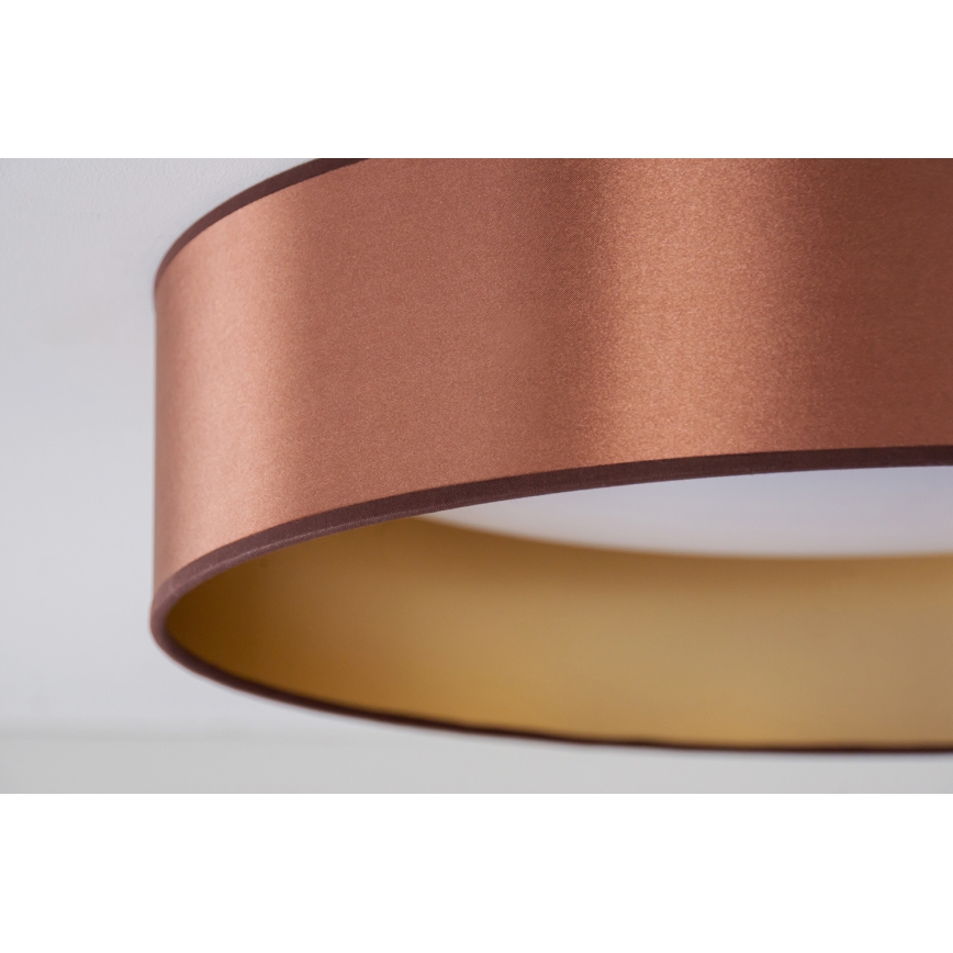 Duolla - Светодиодный потолочный светильник ROLLER LED/24W/230V диаметр 45 см медный/золотистый