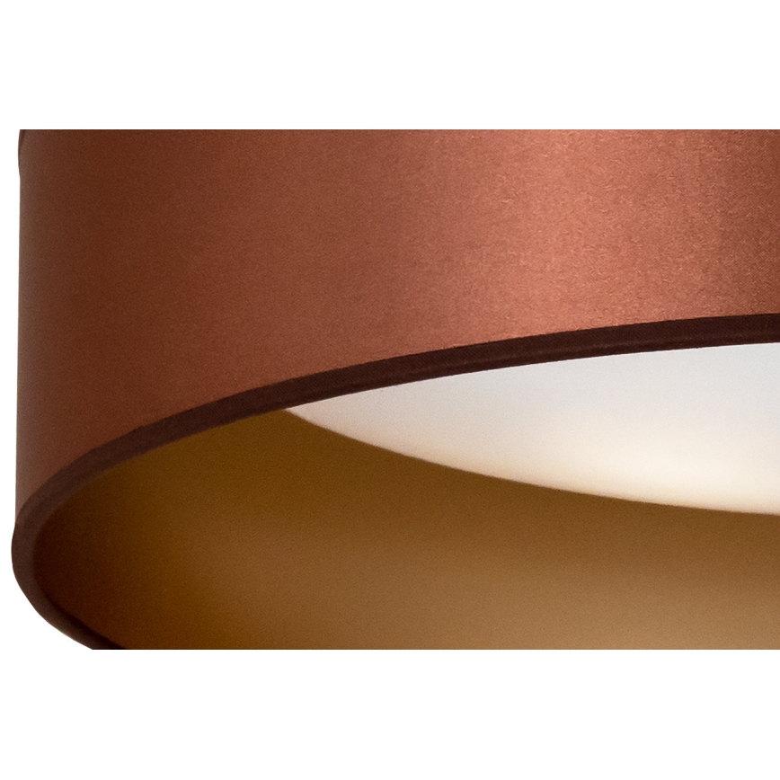 Duolla - Светодиодный потолочный светильник ROLLER LED/24W/230V диаметр 45 см медный/золотистый