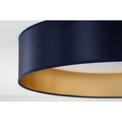 Duolla - Светодиодный потолочный светильник ROLLER LED/24W/230V диаметр 45 см синий/золотистый