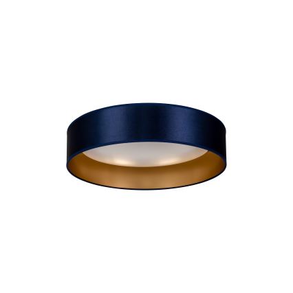 Duolla - Светодиодный потолочный светильник ROLLER LED/24W/230V диаметр 45 см синий/золотистый