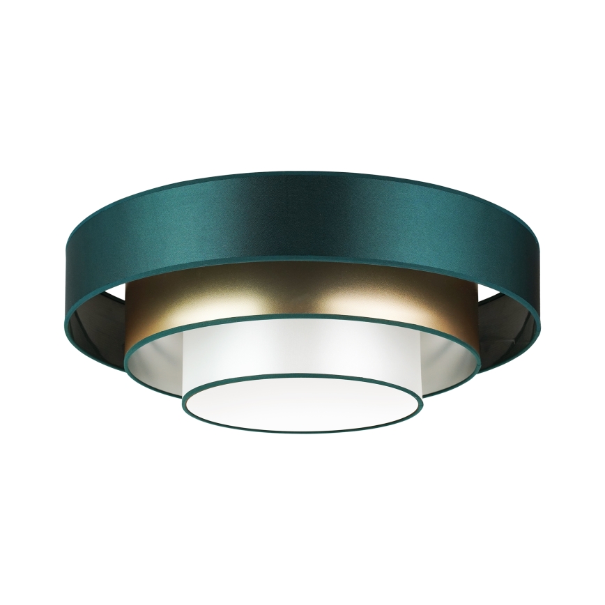 Duolla - Светодиодный потолочный светильник LUNETA LED/26W/230V диаметр 60 см 4000K зеленый/золотистый/белый