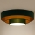 Duolla - Светодиодный потолочный светильник LUNETA LED/26W/230V диаметр 60 см 4000K зеленый/золотистый