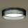 Duolla - Светодиодный потолочный светильник ROLLER LED/24W/230V диаметр 45 см черный