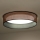 Duolla - Светодиодный потолочный светильник ROLLER LED/24W/230V диаметр 45 см медный/черный