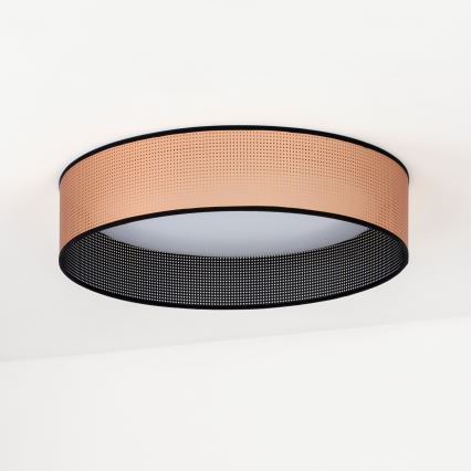 Duolla - Светодиодный потолочный светильник ROLLER LED/24W/230V диаметр 45 см медный/черный