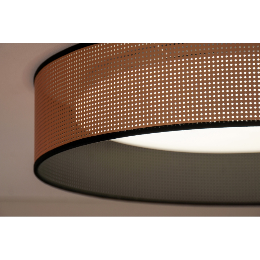 Duolla - Светодиодный потолочный светильник ROLLER LED/24W/230V диаметр 45 см медный/черный