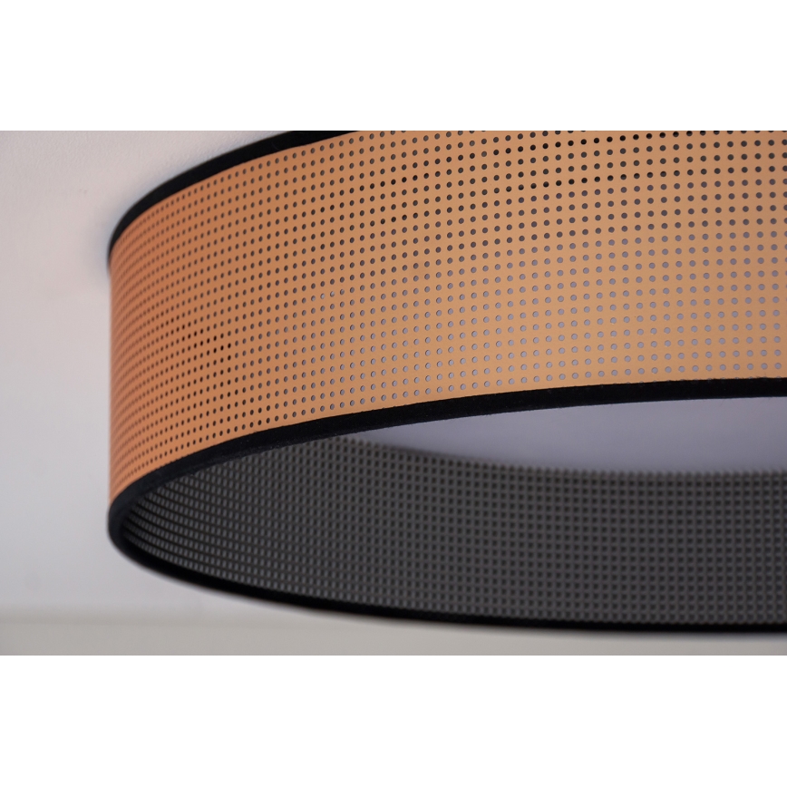 Duolla - Светодиодный потолочный светильник ROLLER LED/24W/230V диаметр 45 см медный/черный