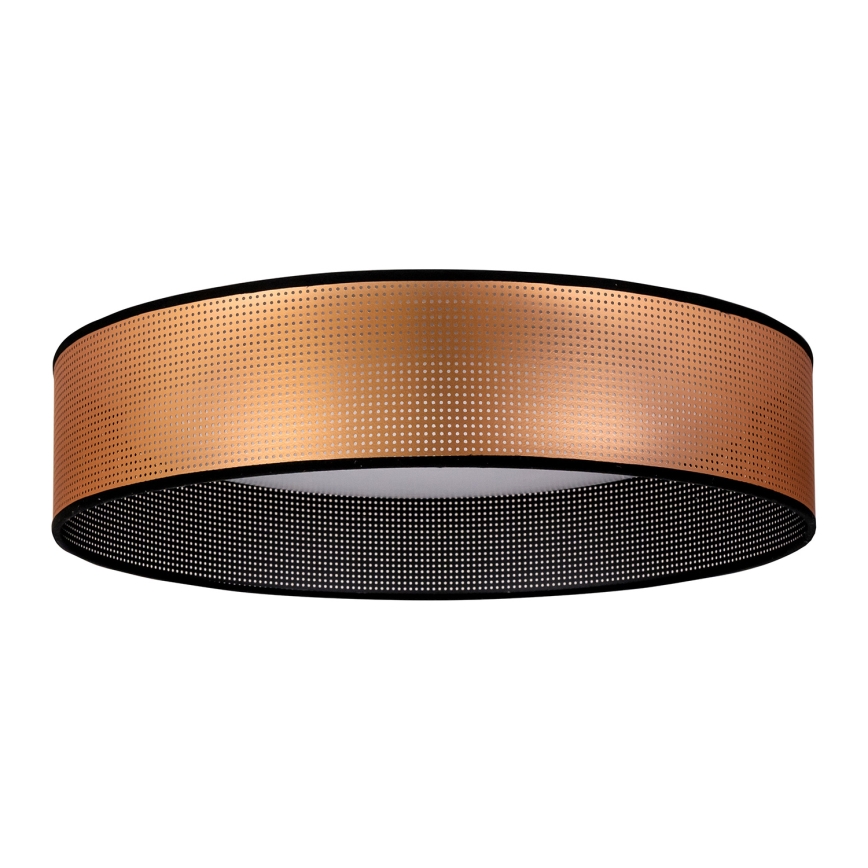 Duolla - Светодиодный потолочный светильник ROLLER LED/24W/230V диаметр 45 см медный/черный
