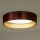 Duolla - Светодиодный потолочный светильник ROLLER LED/24W/230V диаметр 45 см медный/золотистый