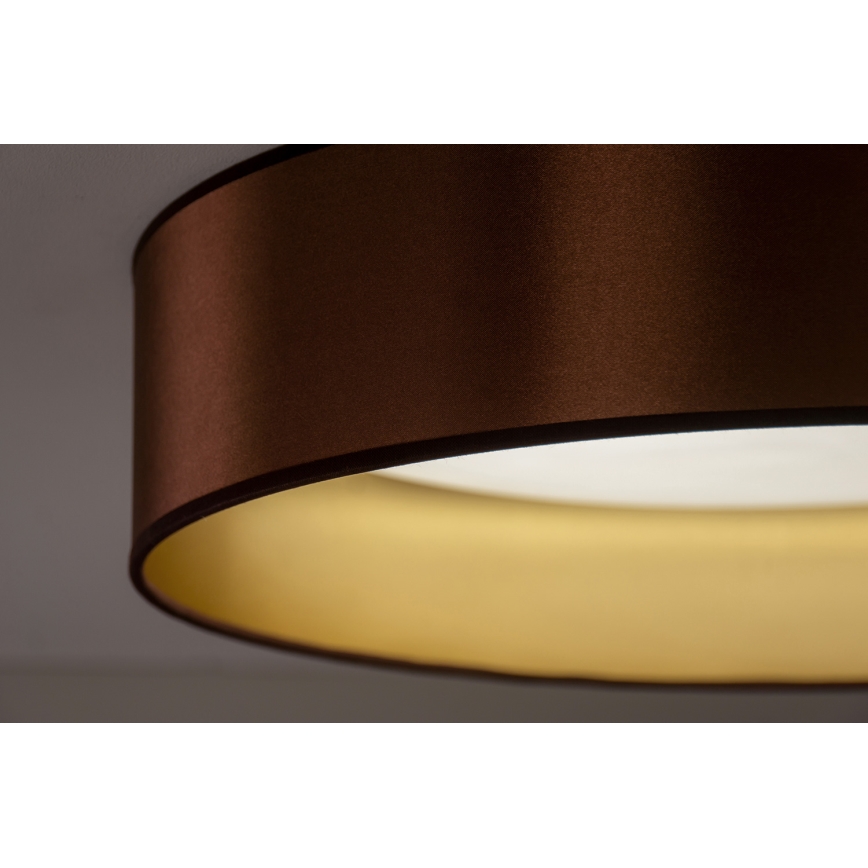 Duolla - Светодиодный потолочный светильник ROLLER LED/24W/230V диаметр 45 см медный/золотистый