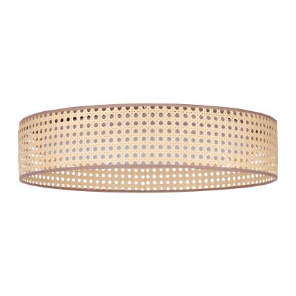 Duolla - Светодиодный потолочный светильник ROLLER LED/24W/230V диаметр 45 см ротанг