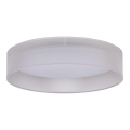 Duolla - Светодиодный потолочный светильник ROLLER LED/24W/230V диаметр 45 см светло-серый