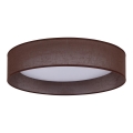 Duolla - Светодиодный потолочный светильник ROLLER LED/24W/230V диаметр 45 см темно-коричневый