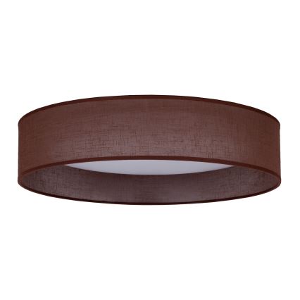 Duolla - Светодиодный потолочный светильник ROLLER LED/24W/230V диаметр 45 см темно-коричневый