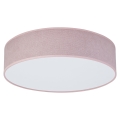 Duolla - Светодиодный потолочный светильник CORTINA LED/26W/230V диаметр 30 см розовый