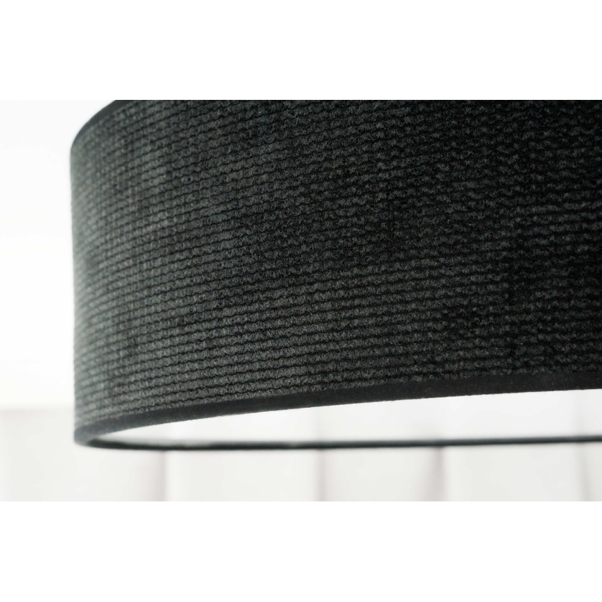 Duolla - Світлодіодний стельовий світильник CORTINA LED/26W/230V діам. 45 см 4000K чорний