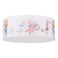 Duolla - Світильник дитячий стельовий LED CORTINA LED/26W/230V діам. 40 см 4000K