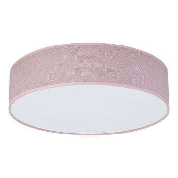 Duolla - Світлодіодний стельовий світильник CORTINA LED/26W/230V діам. 30 см 4000K рожевий
