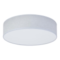 Duolla - Світлодіодний стельовий світильник CORTINA LED/26W/230V діам. 30 см 4000K сірий