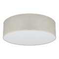 Duolla - Світлодіодний стельовий світильник CORTINA LED/26W/230V діам. 45 см 4000K бежевий